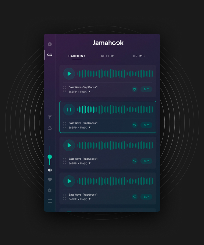 Jamahook Sound Assistnat plugin UI